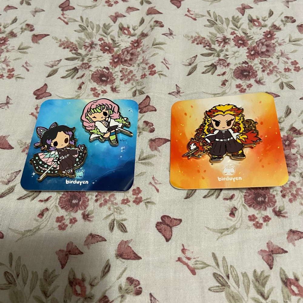 Birduyen’s Demon Slayer Pins